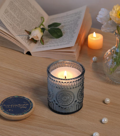 8 oz Opalite Candle - with Sea Salt & Bergamot