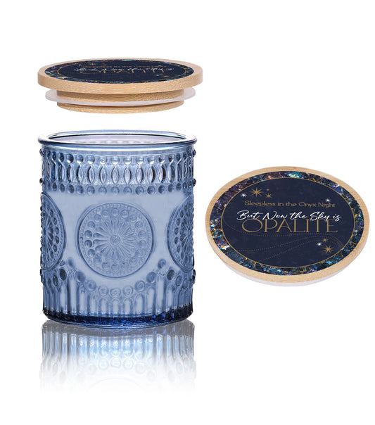 8 oz Opalite Candle - with Sea Salt & Bergamot